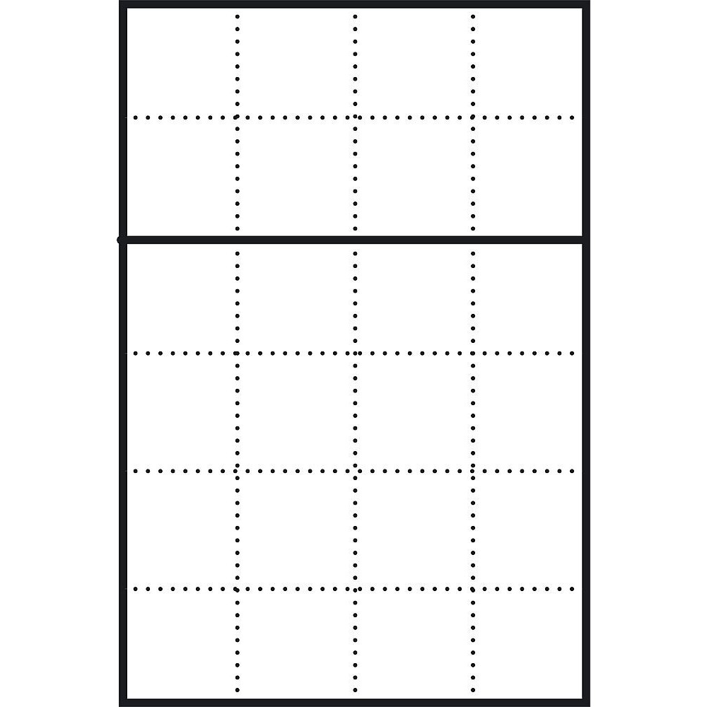 Briefkasten-Gehäuse AP BGA 611-4/6-0 W