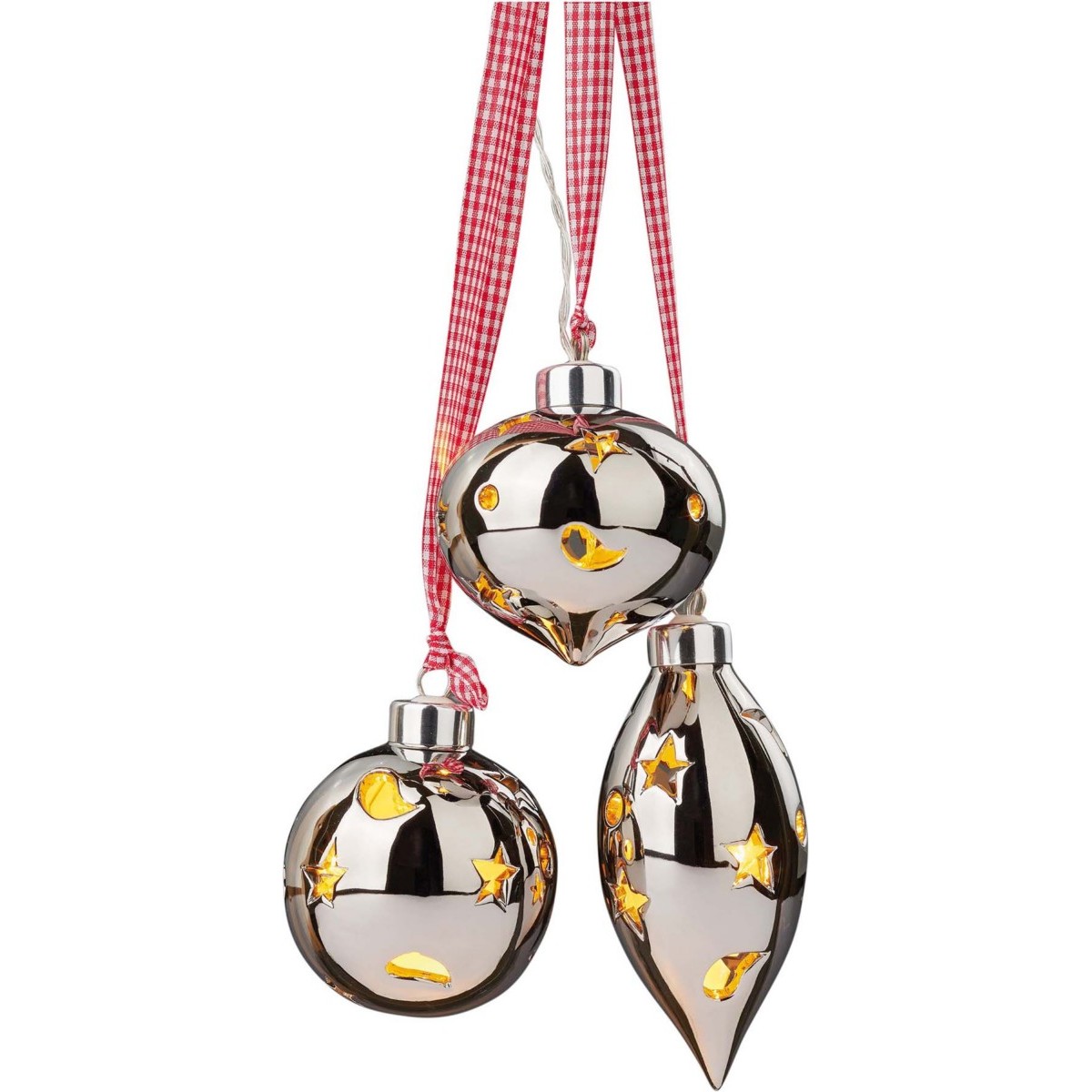 LED-Keramik Kugeln silber 521740