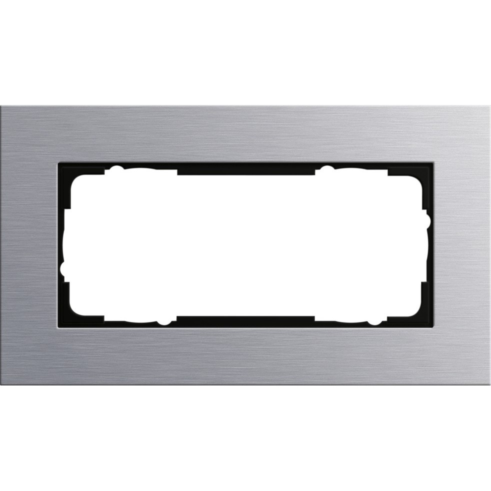 Abdeckrahmen 2f.alu 100217