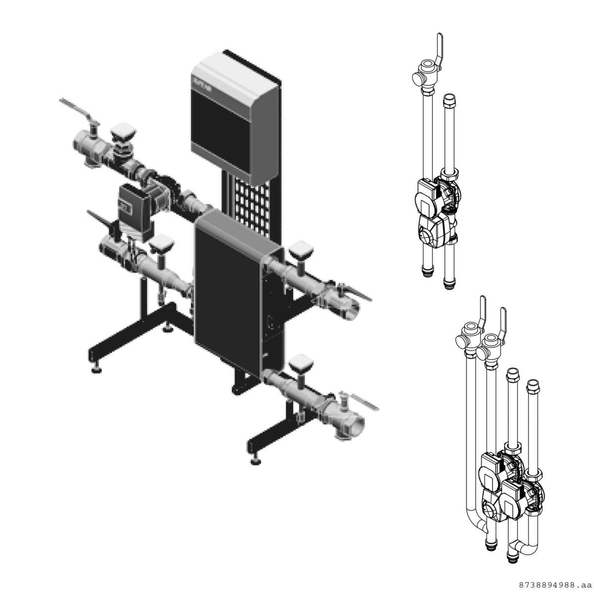 Anschluss-Set AWMB-Mi