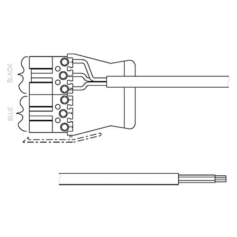 CONNECT Verbindungskabel P6B 3C 5M 1.5 WLC