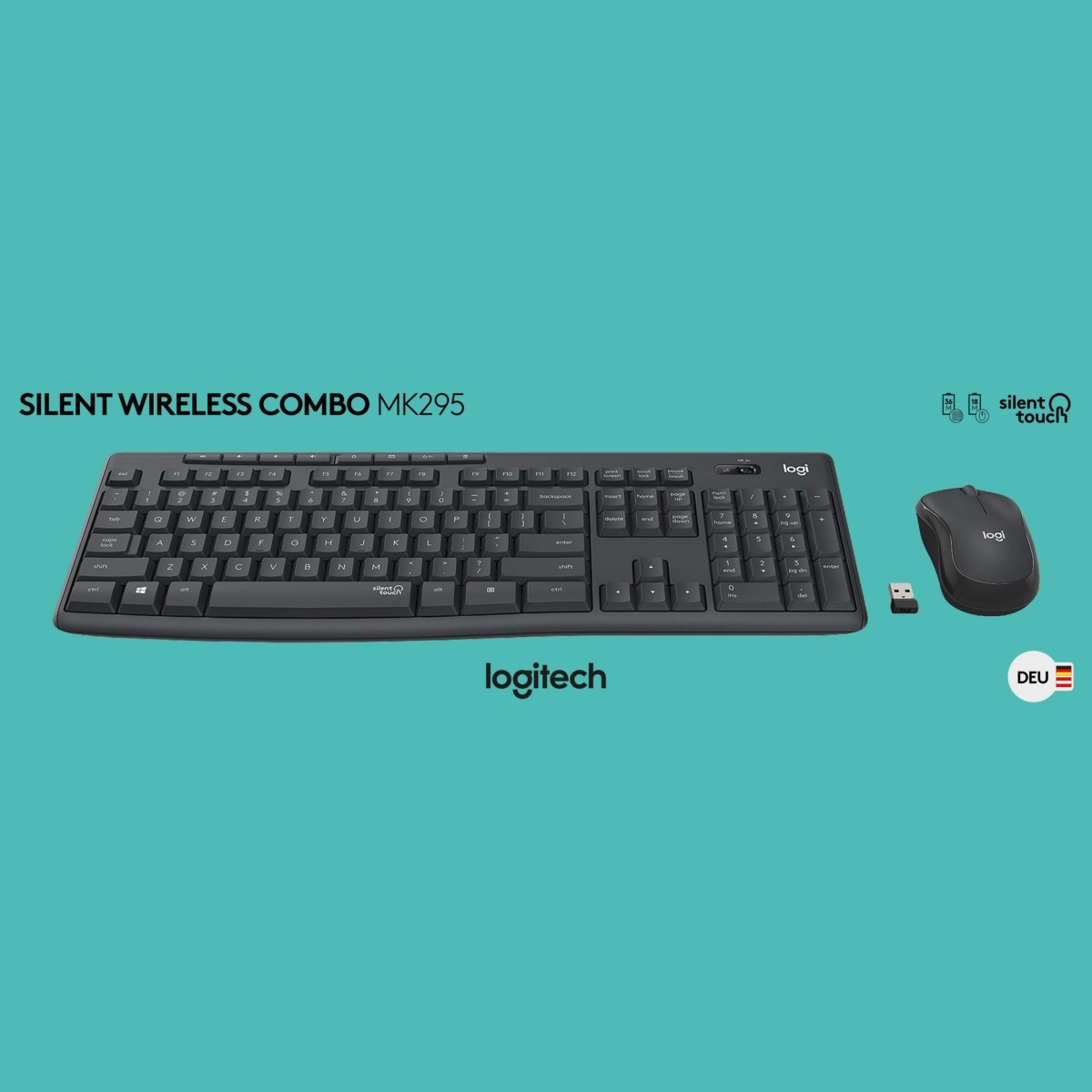 Tastatur/Maus Set MK295 graf
