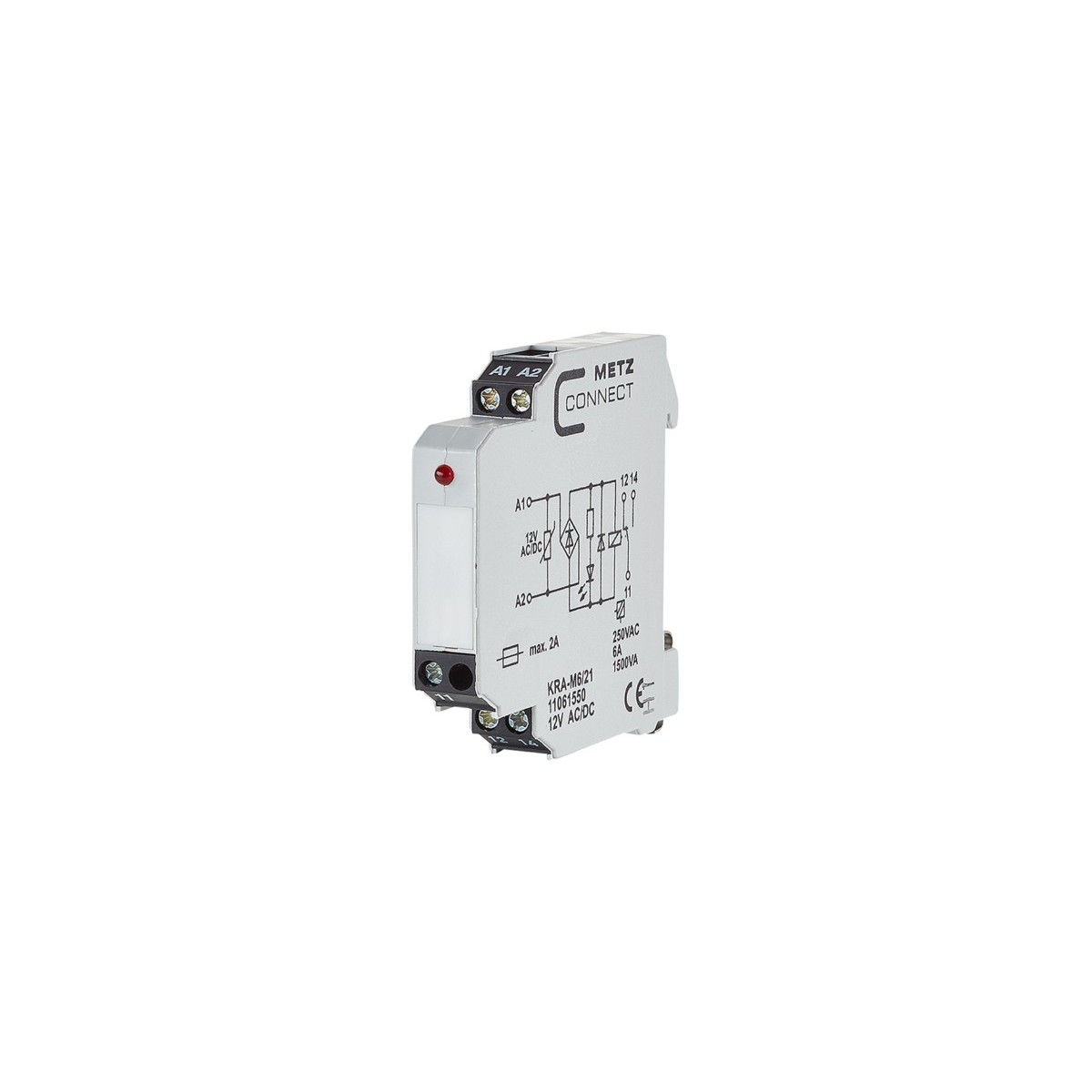 Koppelbaustein KRA-M6/21 12AC/DC