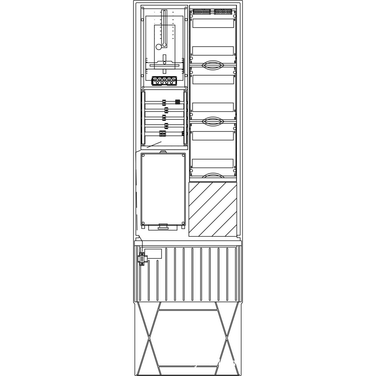 Zähleranschlusssäule ZS341.S4.48
