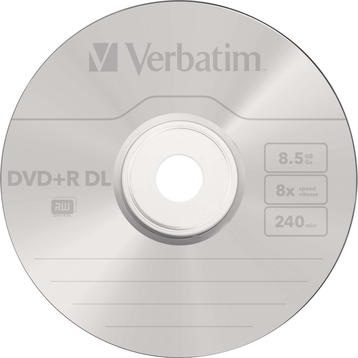 DVD+R DL 8.5GB/240Min/8x 43758 (VE50)