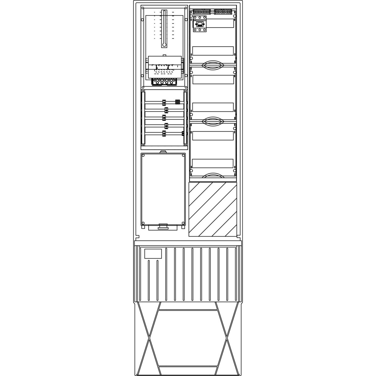 Zähleranschlusssäule ZS341.W4.69