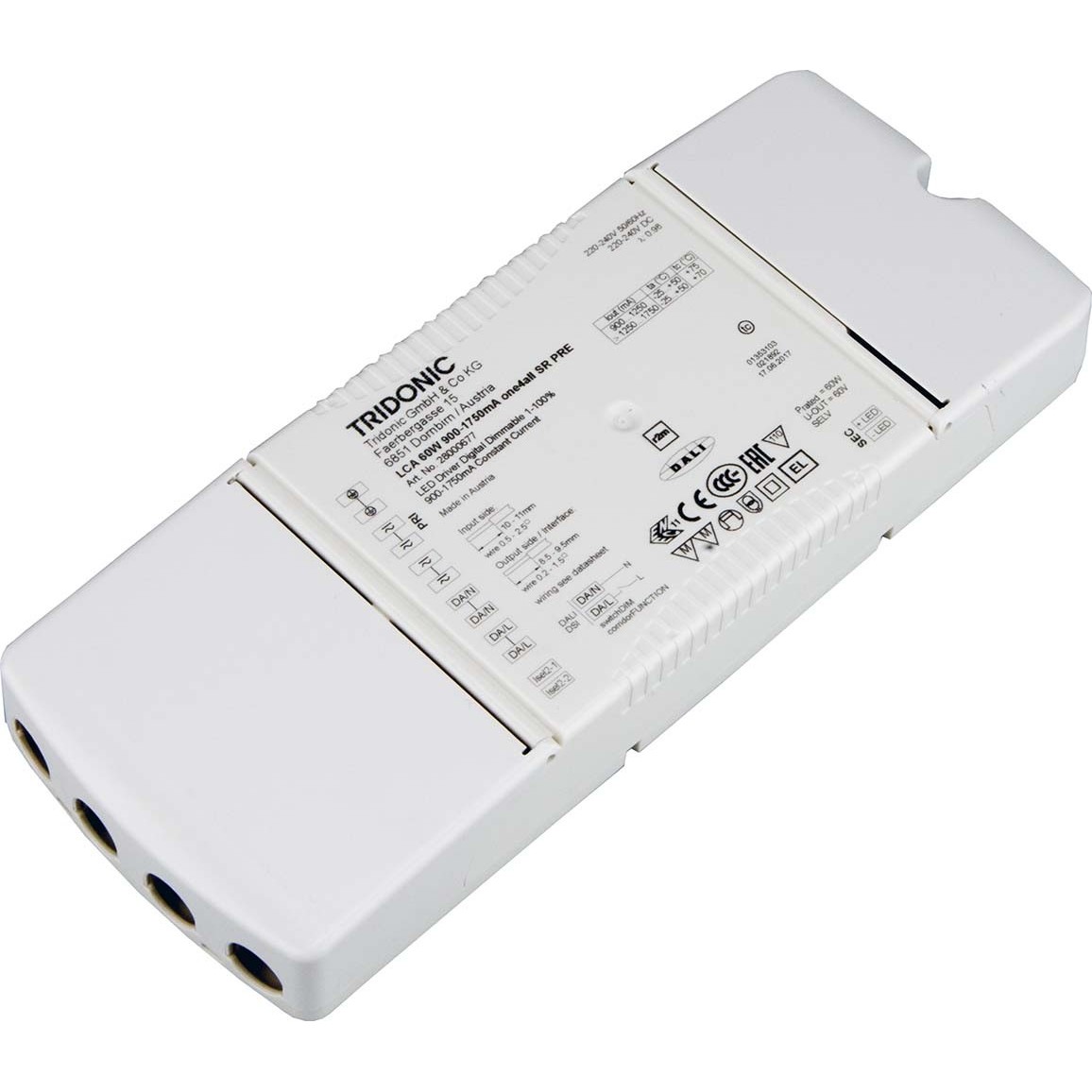 LED-Betriebsgerät LCA 60W 900-1750