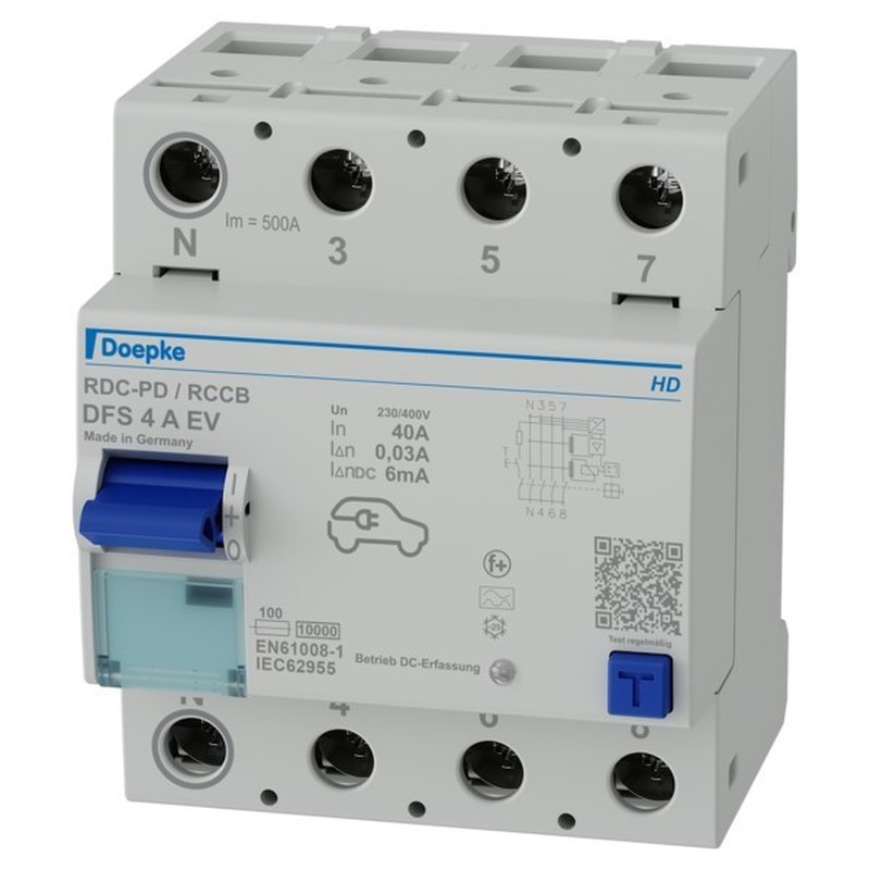 Fehlerstromschutzschalter DFS 4040-4/0,03-EVHD