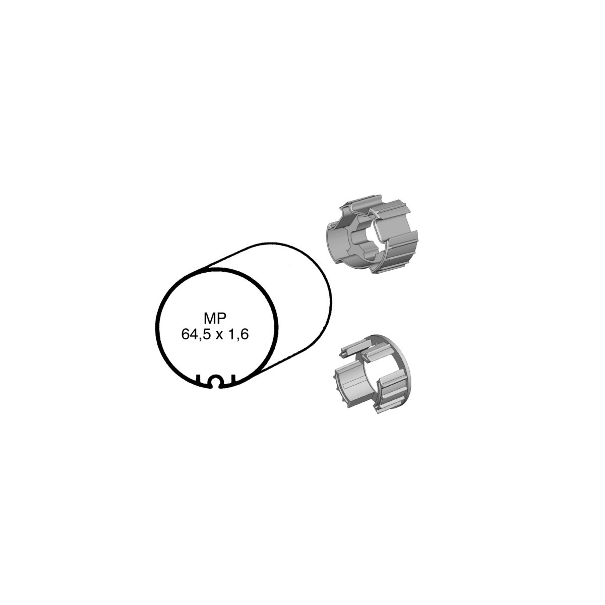 50er Set Adapter + 9018565