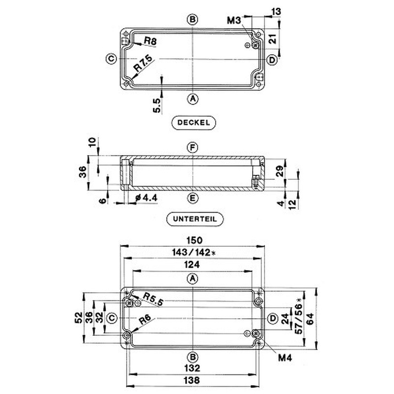 Aluminiumgehäuse GEH.CA-100