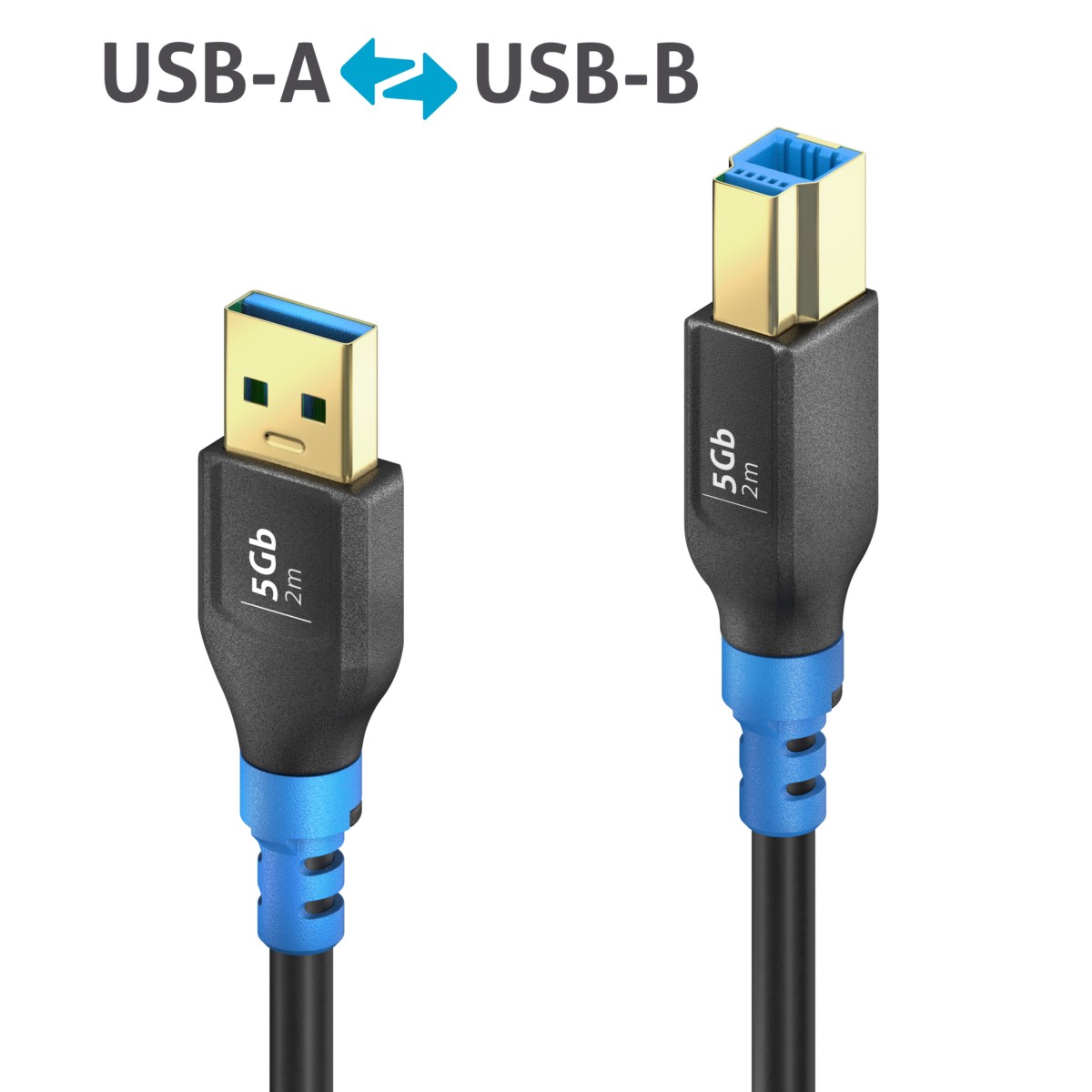 USB-A>B Kabel 2m FI-U300-020