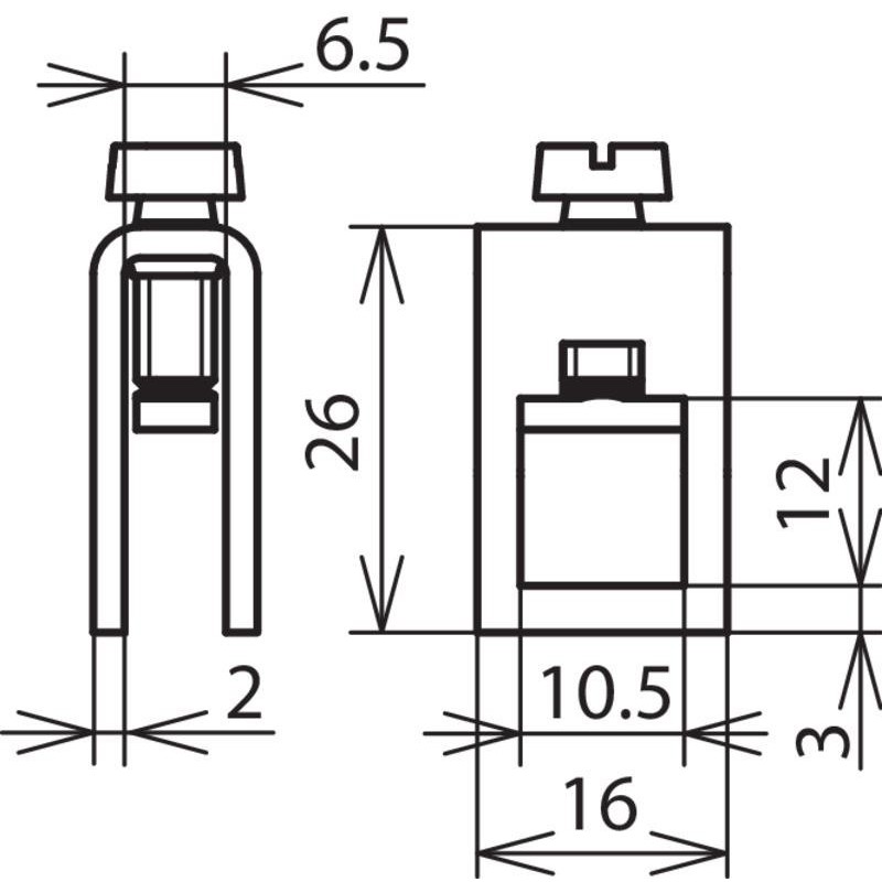 Reihenklemme f.PAS RK 16 PAS