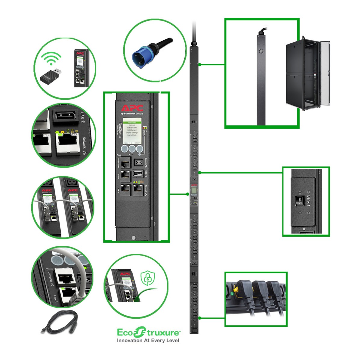 geschaltete Rack-PDU APDU9953
