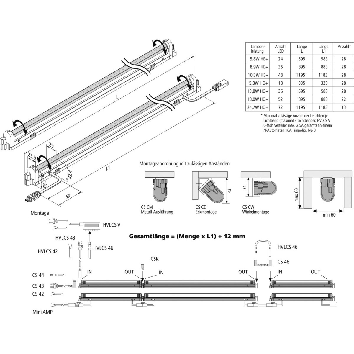 LED-Langfeldleuchte 61001292204