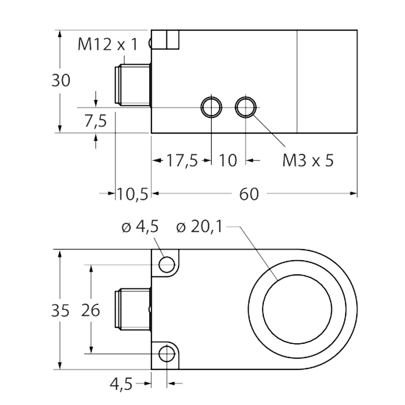 Sensor BI20RW30DAP6XH1141