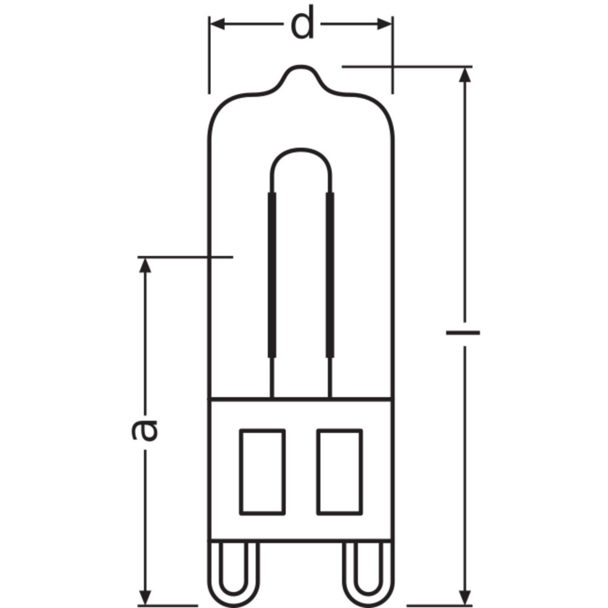 Halogenlampe G9 66760PRO 60W 240V G9