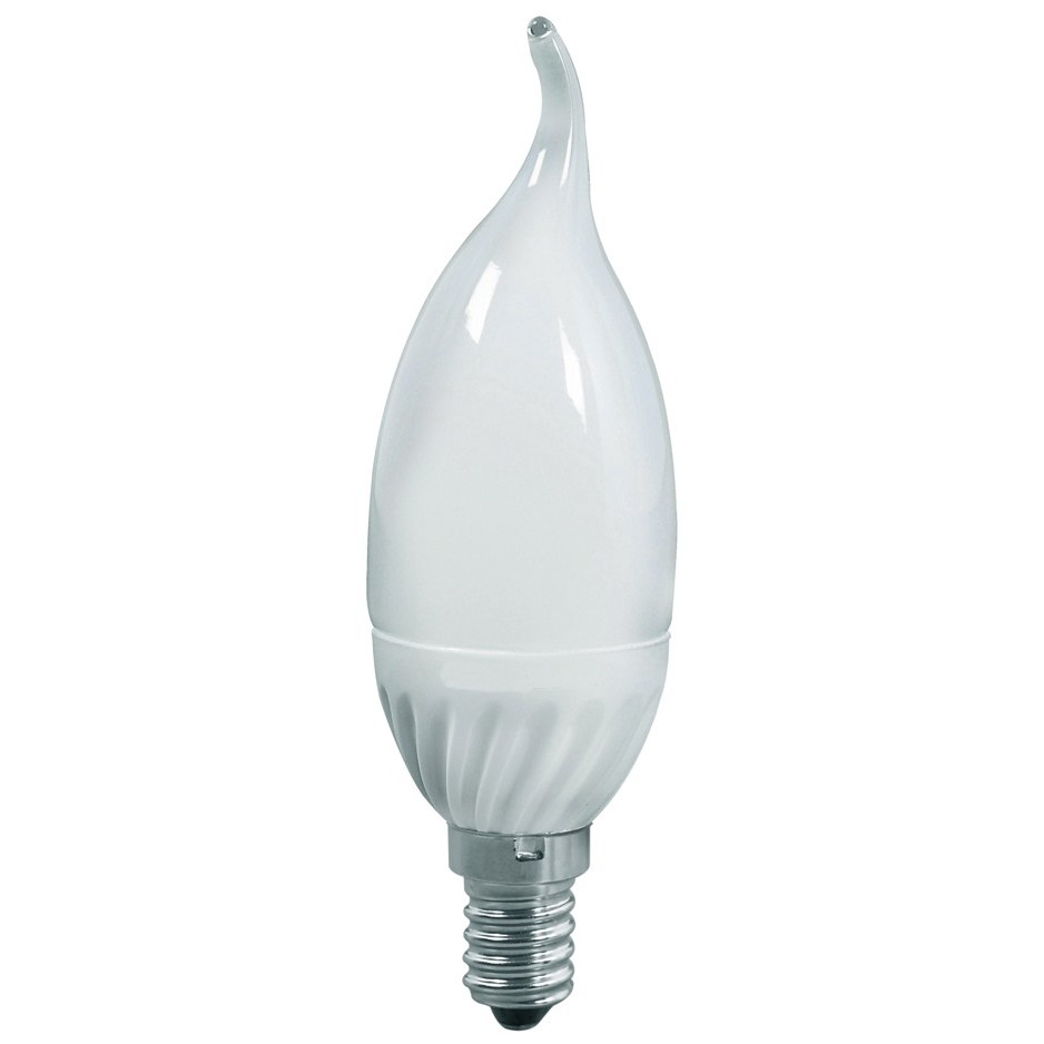 LED-Windstoßkerzenlampe E14 240V 2700K 34878