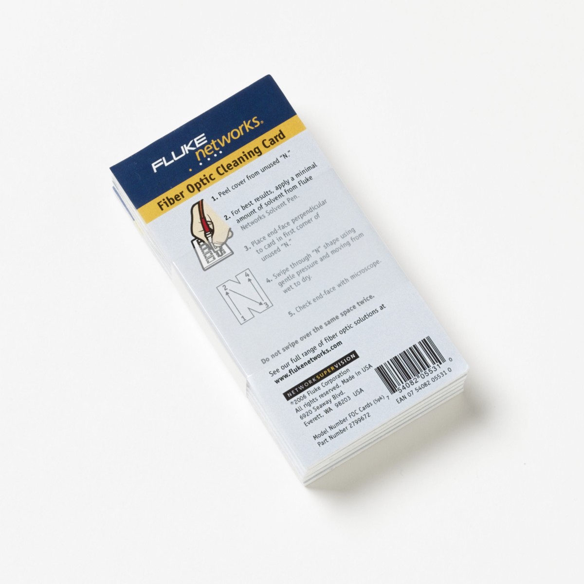 Glasfaser-Reinigungskarten NFC-CARDS-5PK (VE5)