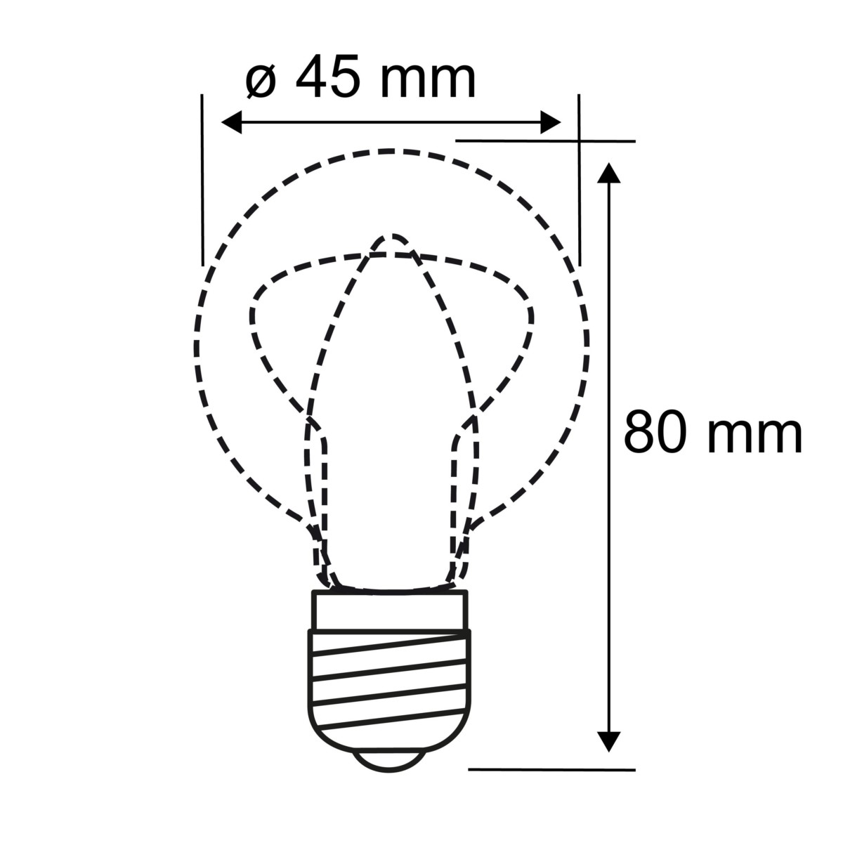 LED-Filamentlampe E14 230V 290.73