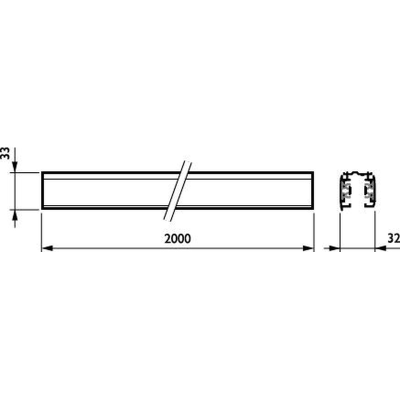 3-Phasen-Stromschiene RBS750 #06535800