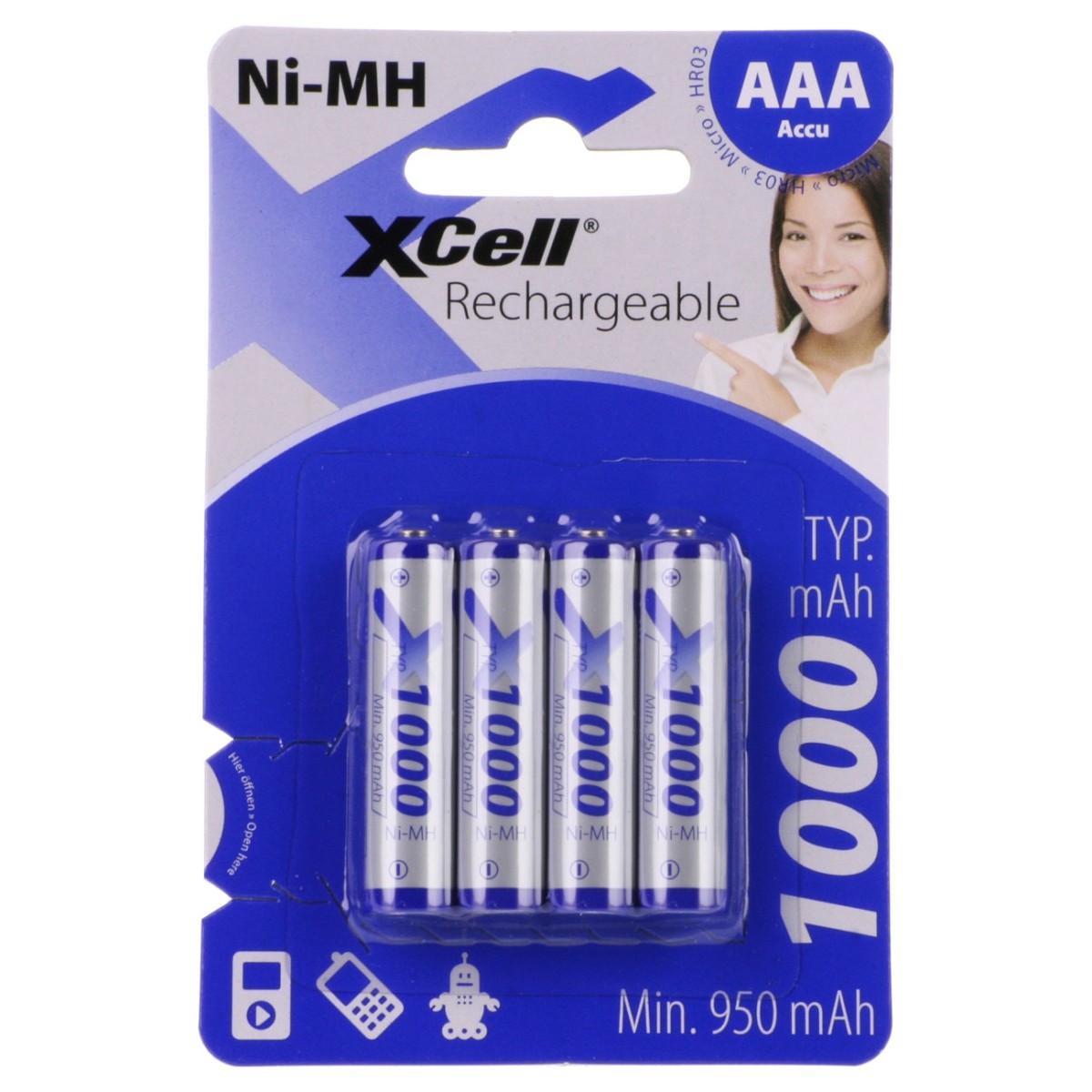 Xcell Micro AAA Akku 117313 (VE4)
