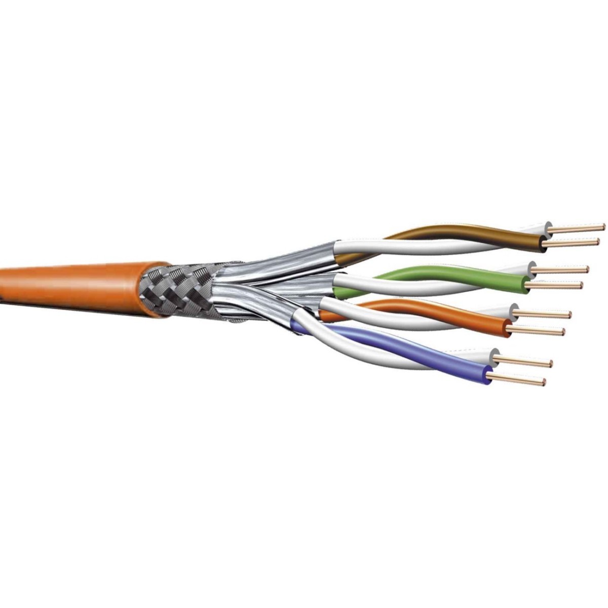 Datenkabel TN-7000-1 Kat.7 orange R7478H-Cca-Ri50