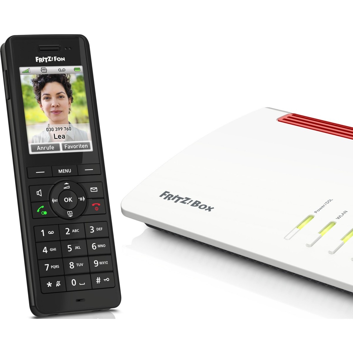DECT Telefon FRITZ!Fon X6 schwarz