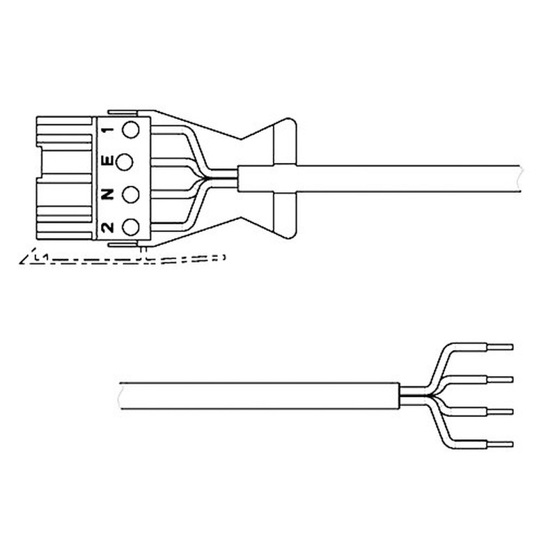 CONNECT Verbindungskabel P4 4C 5M 1.5 WLC
