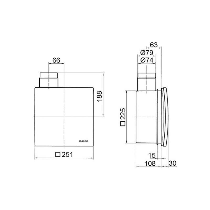 Ventilator,Verzög.Schalter ER 60 VZ