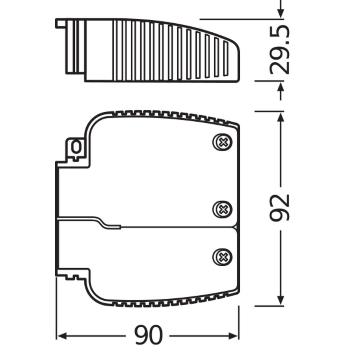 Anschlusskasten EVG OTCABLECLAMPBSTYLETL