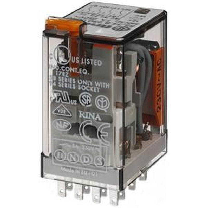 Relais + LED 230VAC 4W 7A 55.34.8.230.0050