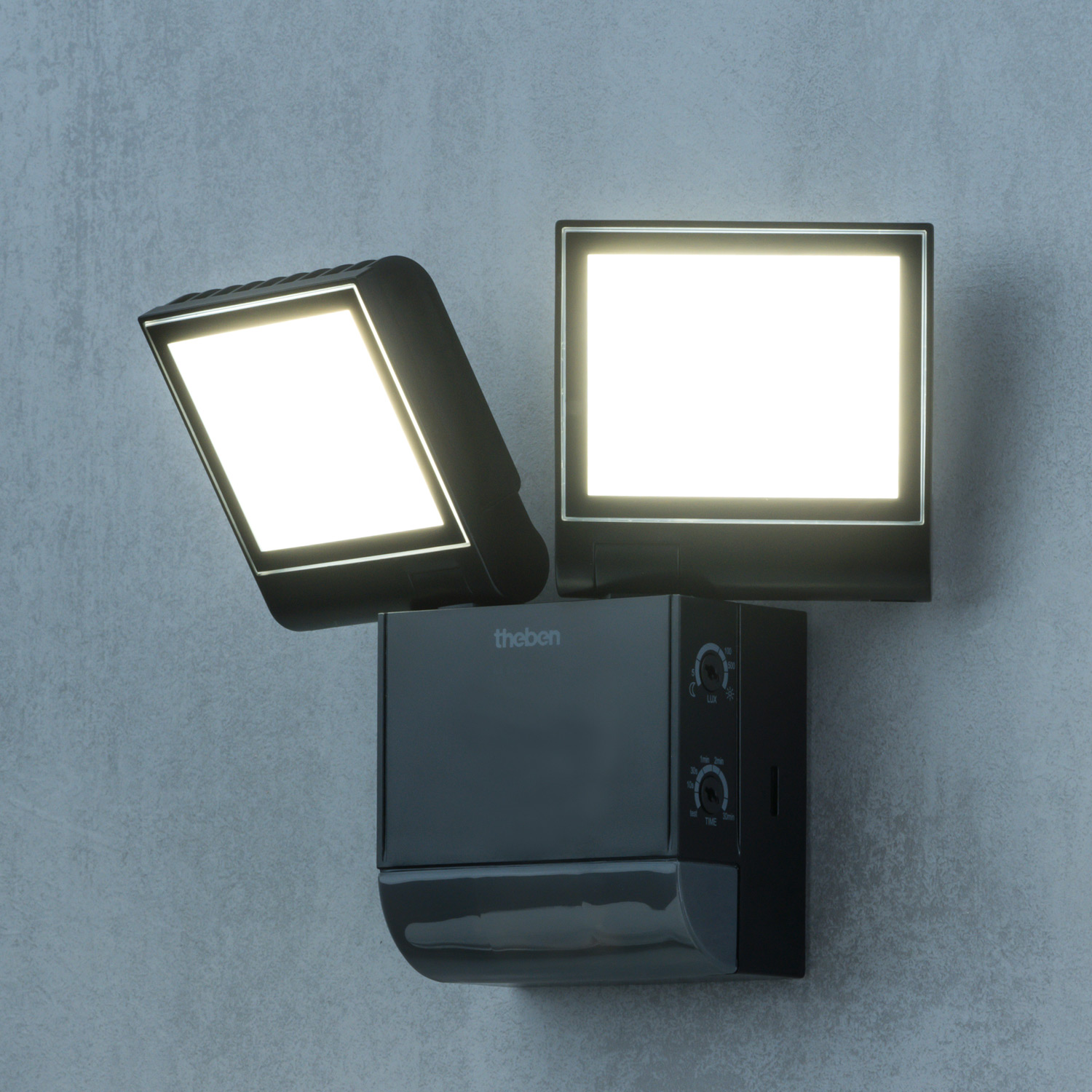 TheLeda S17-100 BK LED-Strahler dreh-/ schwenkbar Bewegungsmelder 4000 K neutralweiß 1020803