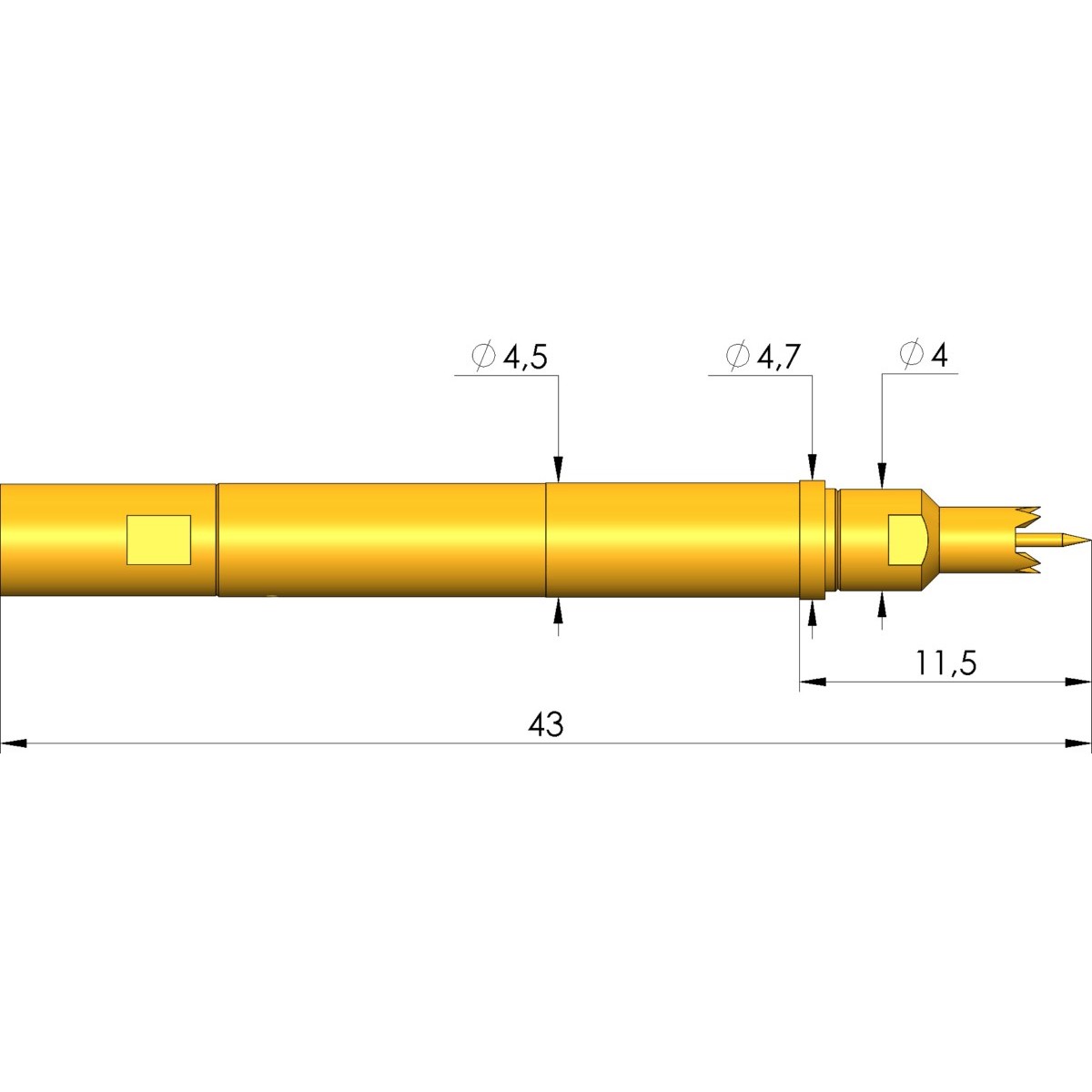 Hochfrequenzstift HFS-810201051A5306P