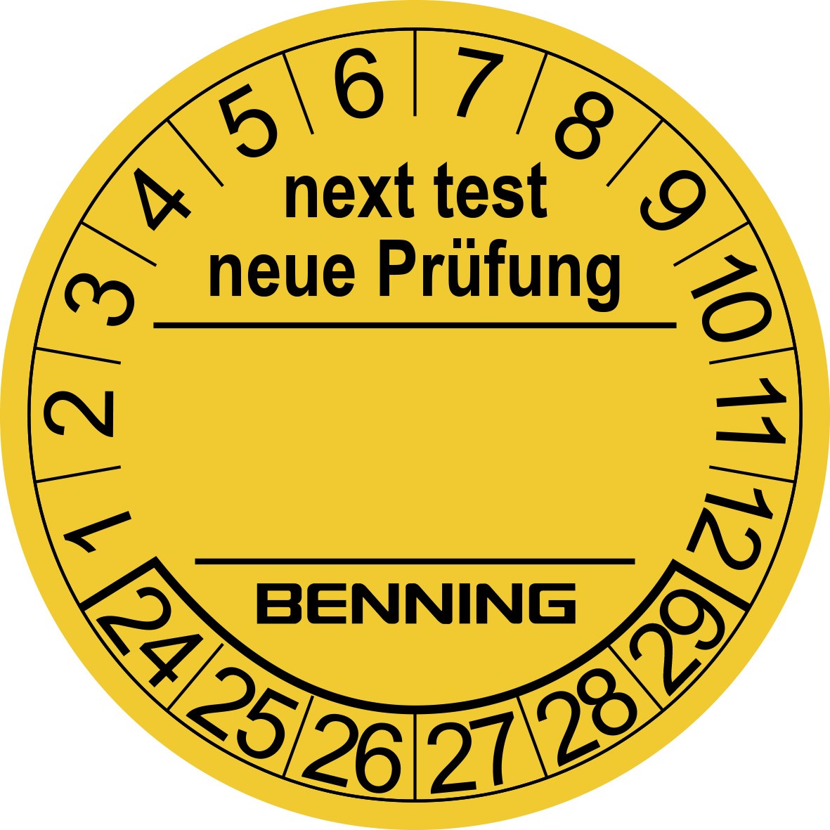 Prüfplaketten 756212(VE300)