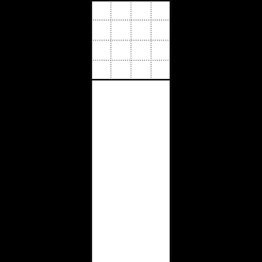 Briefkasten freistehend BG/SR 611-4/4-0 W