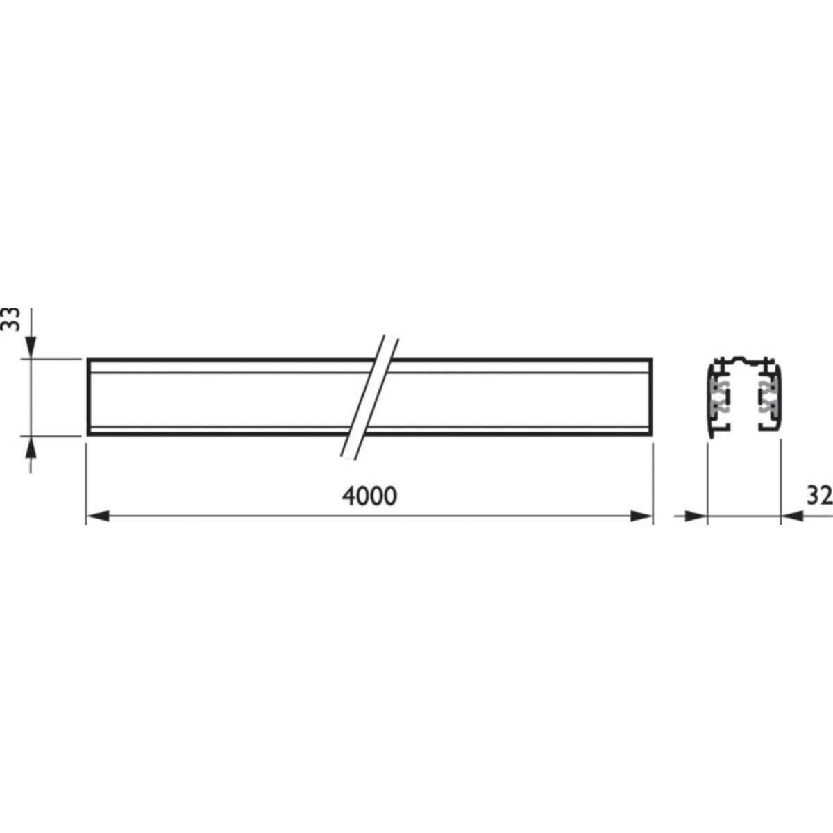 3-Phasen-Stromschiene RBS750 #06529700