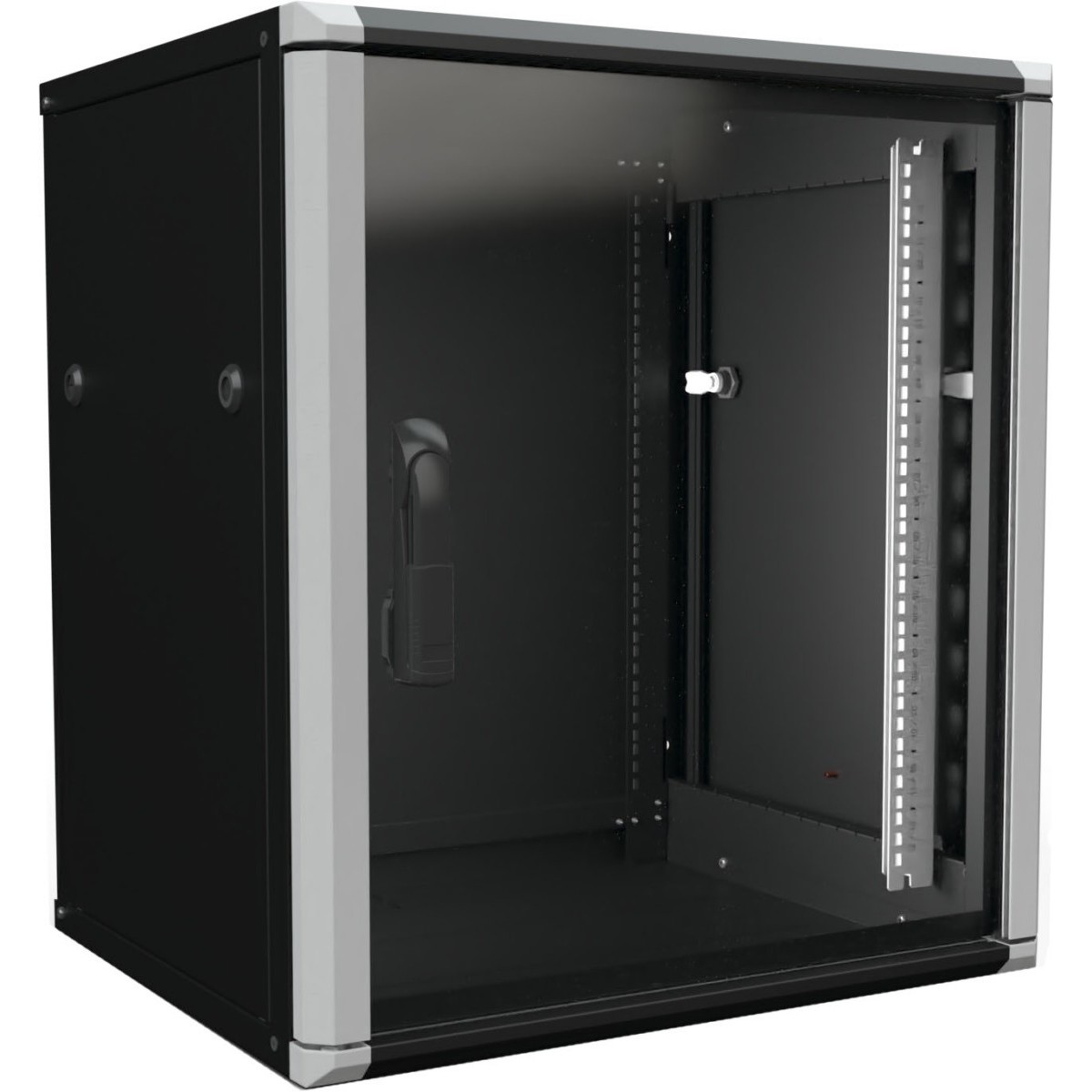 Wandschrank 12HE 2tlg. sw W2 12-65-S