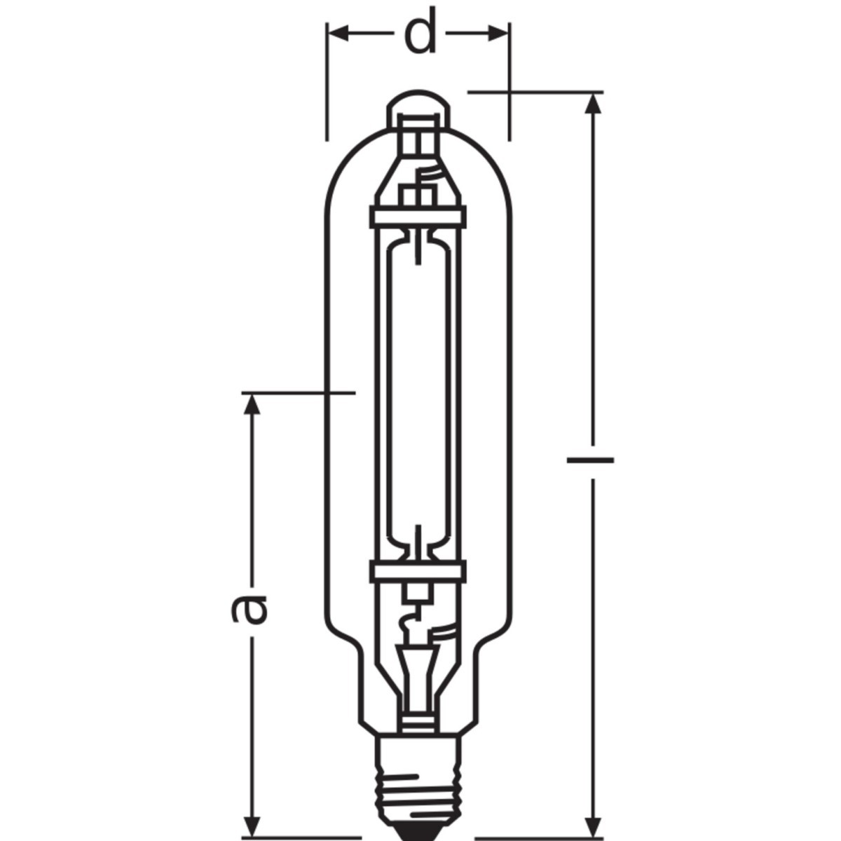 Powerstar-Lampe HQI-T 2000/N/E SUPER