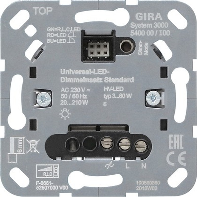 Uni-LED-Dimmeinsatz 540000