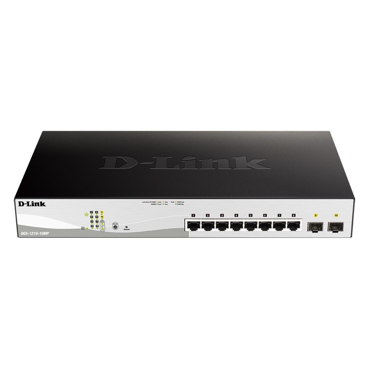 10-Port Gigabit Switch DGS-1210-10MP/E
