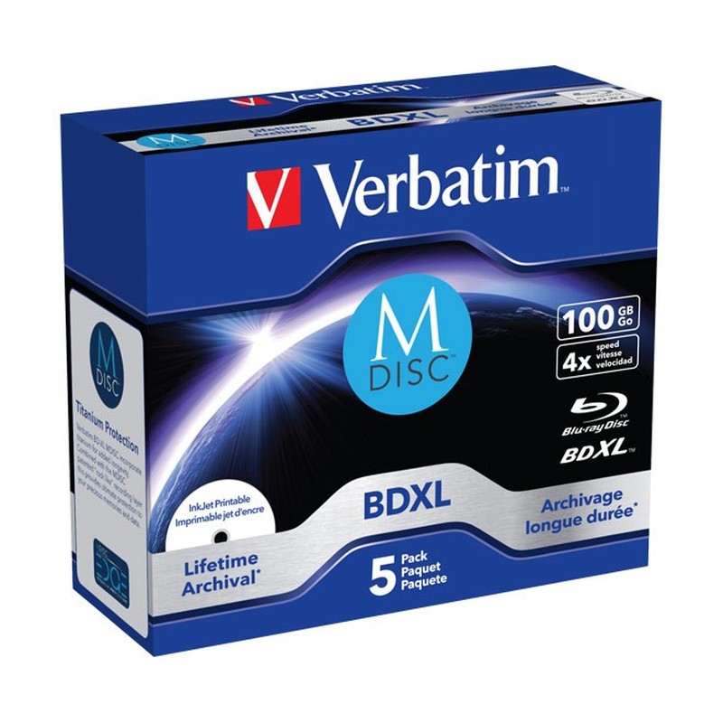 M-DISC BD-R XL 100GB/1-4x 43834 (VE5)