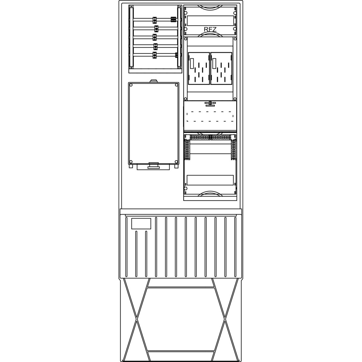 Zähleranschlusssäule ZS322B.W1.12A