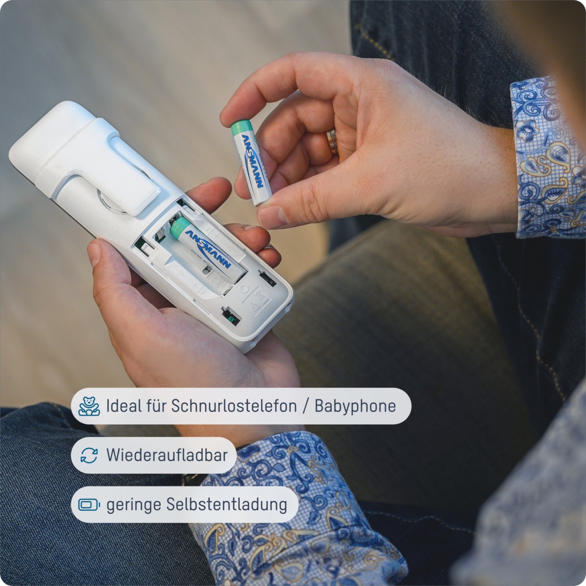 Akku Mignon DECT-Telefon 5030802 VE2 Bli