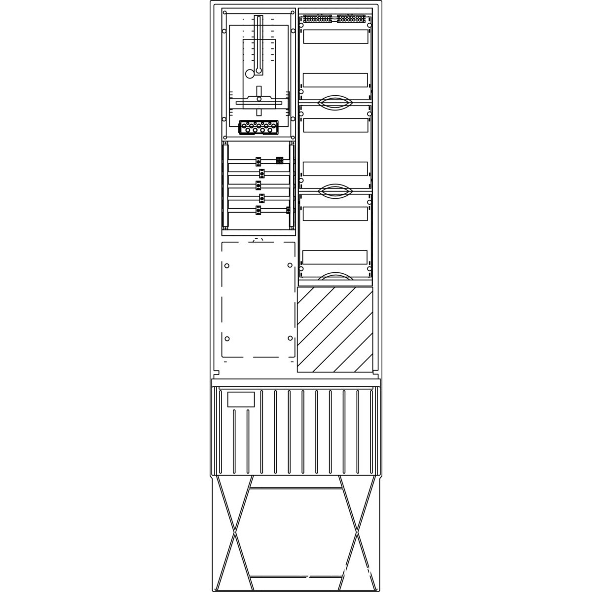 Zähleranschlusssäule ZS341.N4.48