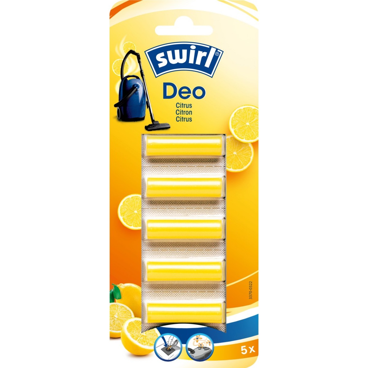 Staubsauger-Deo-Sticks Citrus (VE5)