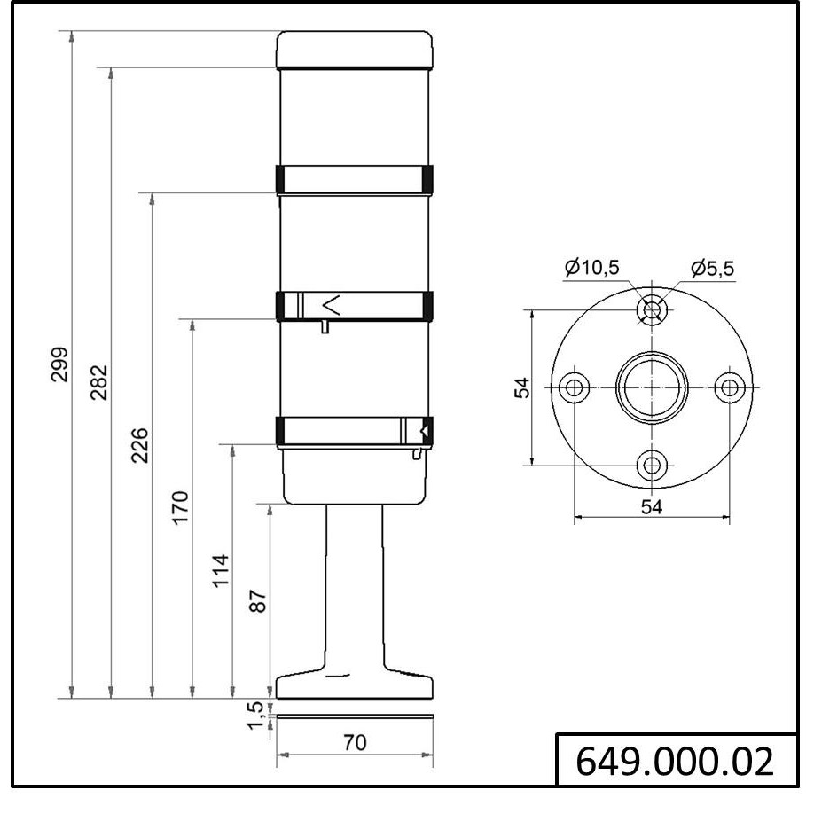 AndonLIGHT KS71 GN/YE/RD 64926001