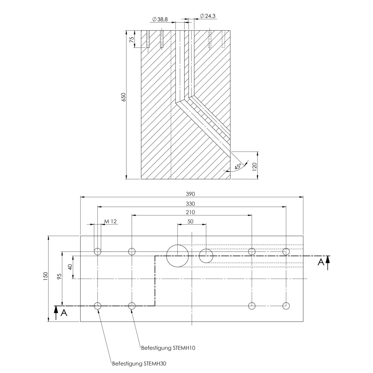 Fertigfundament aus Beton EMH9999