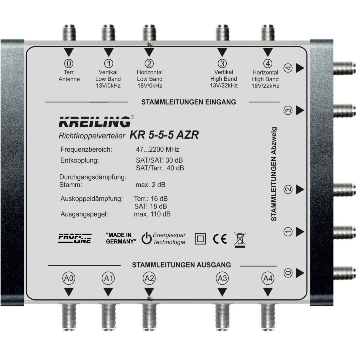 Abzweiger m. Richtkoppler KR 5-5-5 AZR