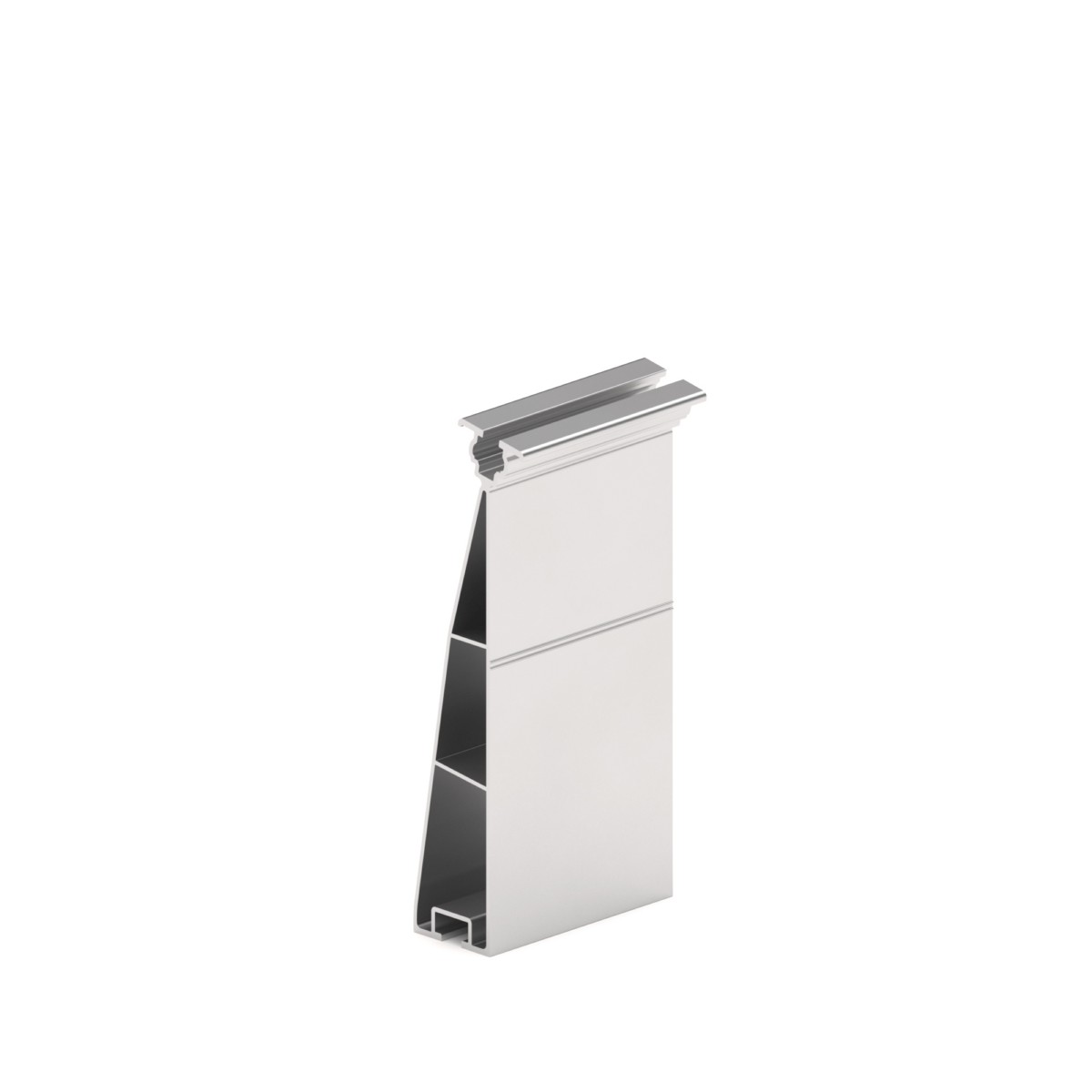 FixZ-10 Systemprofil oben 96 mm mit Verbinder 163900-021