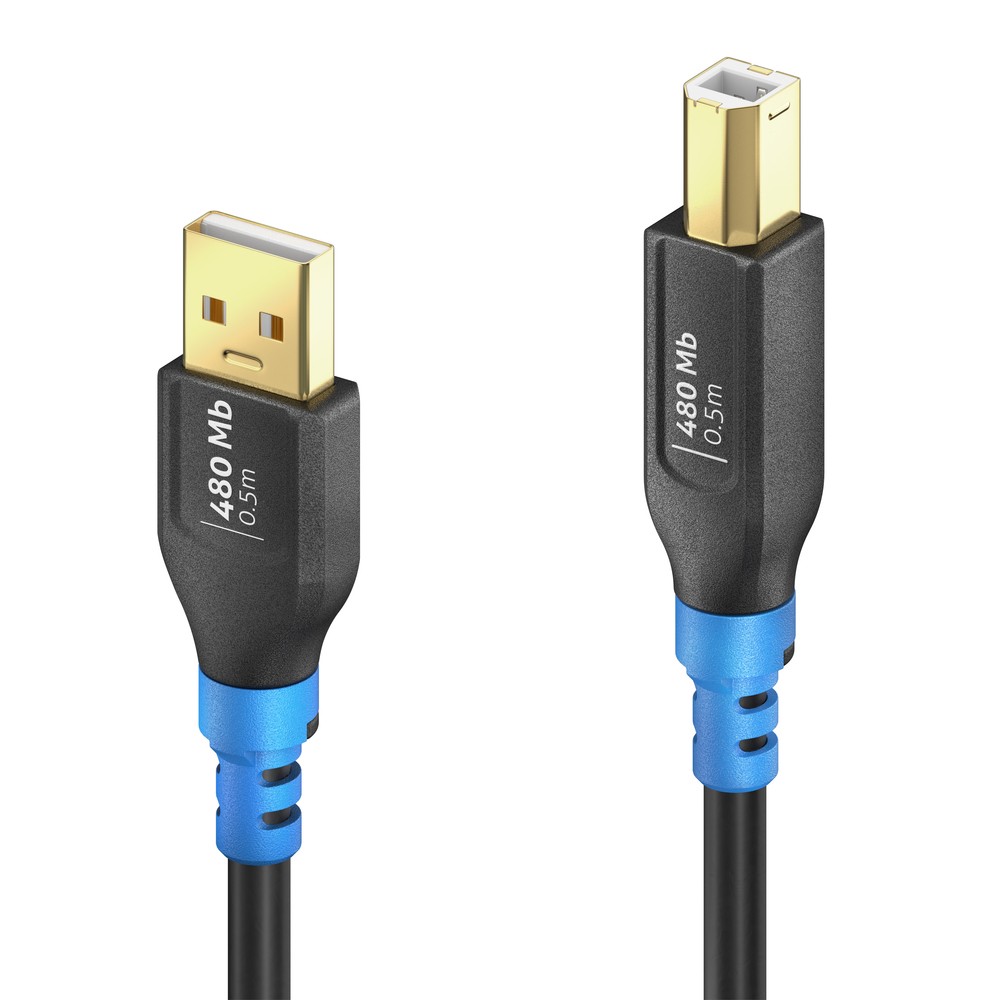 USB-A>B Kabel 0,5m FI-U200-005